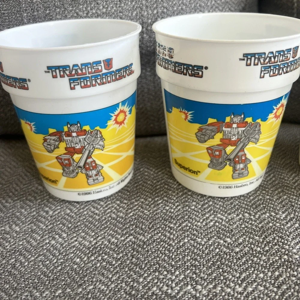 Hasbro 1986 cups